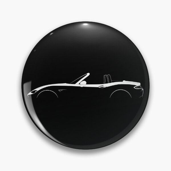 Item preview, MX-5 Miata ND (White) designed and sold by Car Silhouettes.