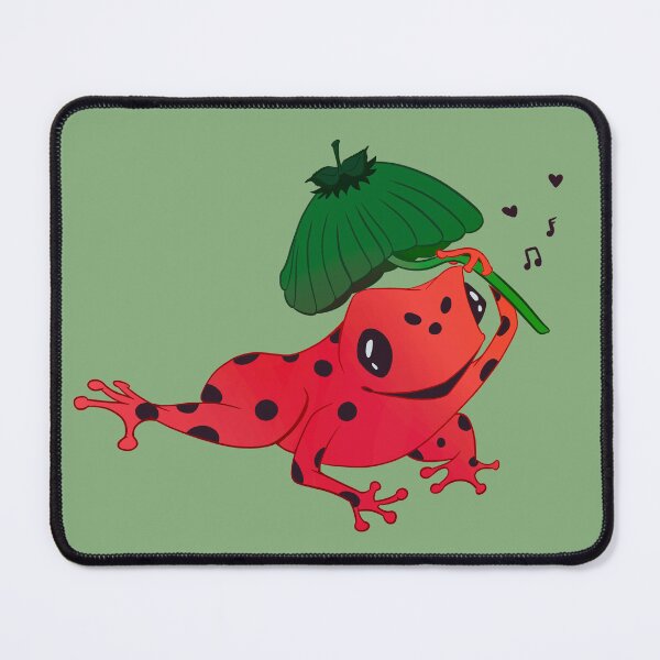 Item preview, Happy Frog on a Jog designed and sold by ashiearts.