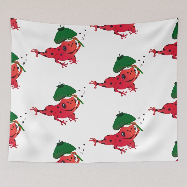Item preview, Happy Frog on a Jog designed and sold by ashiearts.