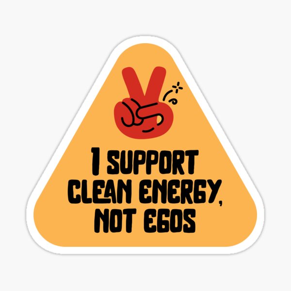 Item preview, Clean energy without egos - Tesla designed and sold by CasbenShop.
