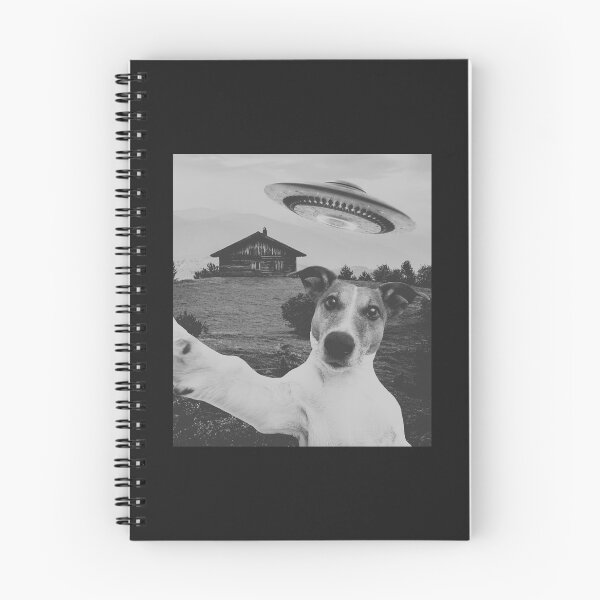 Item preview, Cosmic Selfie: Dog, UFO & Vintage Vibes designed and sold by relso.