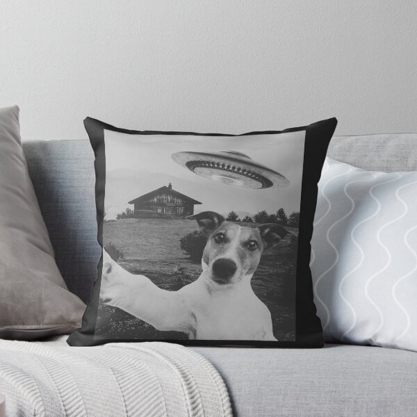 Item preview, Cosmic Selfie: Dog, UFO & Vintage Vibes designed and sold by relso.