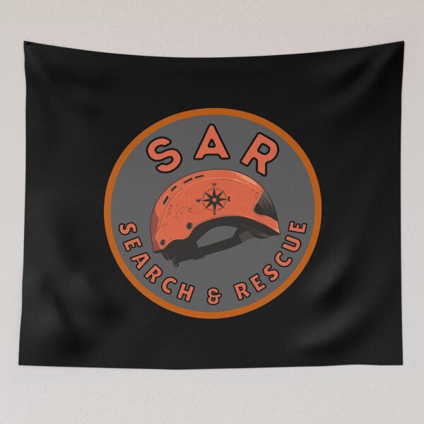 Item preview, SAR Search & Rescue Helmet designed and sold by MojaveTradePost.