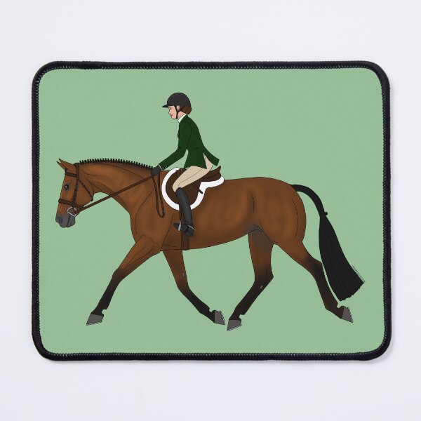 Item preview, Bay Horse Hunter Under Saddle designed and sold by DappledMoon.
