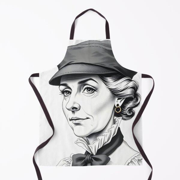 Item preview, Old Scandinavian Stewardess - Nordic Aviation Drawing Art Print designed and sold by ZEPHYR_LABEL.