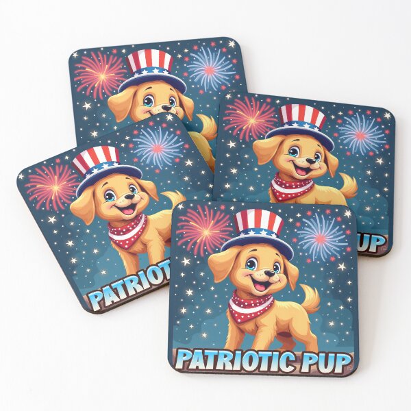 Item preview, Patriotic Pup Parade (4th of July) designed and sold by duke818.