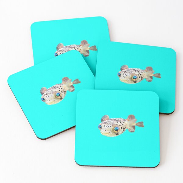 Item preview, Adorable pufferfish designed and sold by GraceNoteCards.