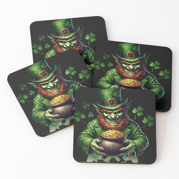 Item preview, Green Evil Leprechaun St Patrick's day designed and sold by SublimeFairy.