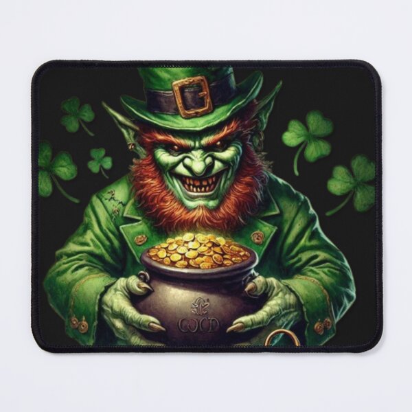 Item preview, Green Evil Leprechaun St Patrick's day designed and sold by SublimeFairy.