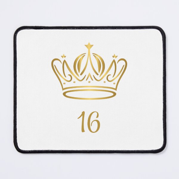 Item preview, 16 Years of Age, King or Queen with Golden Crown, Royalty designed and sold by AASparksDesigns.