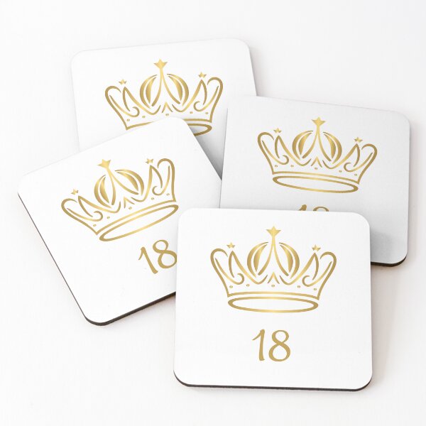Item preview, 18 Years of Age, King or Queen with Golden Crown, Royalty  designed and sold by AASparksDesigns.
