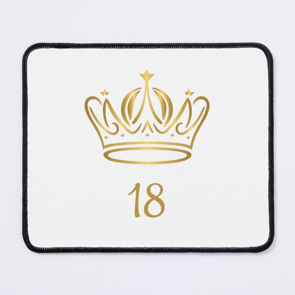 Item preview, 18 Years of Age, King or Queen with Golden Crown, Royalty designed and sold by AASparksDesigns.