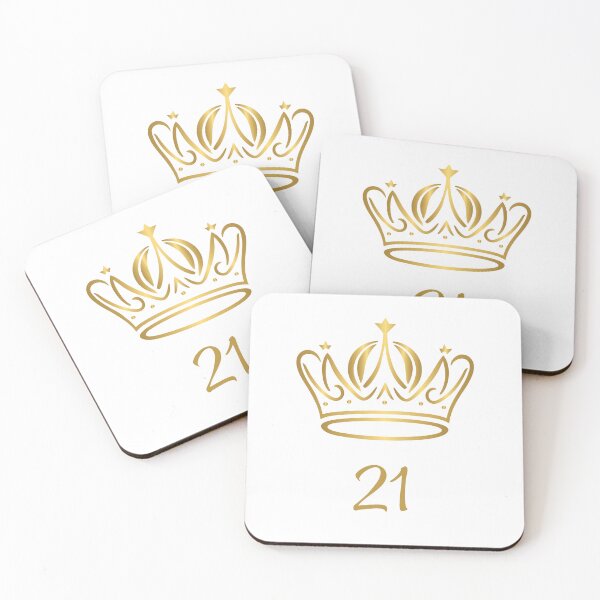 Item preview, 21 Years of Age, King or Queen with Golden Crown, Royalty  designed and sold by AASparksDesigns.
