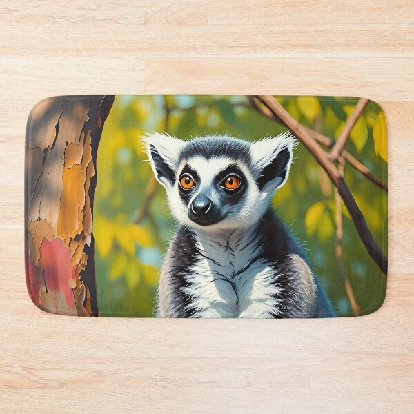 Item preview, Ring Tailed Lemur Forest Portrait Wild Animals designed and sold by kakarikihill.