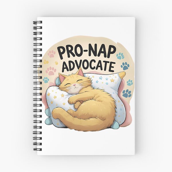 Item preview, Pro-Nap Advocate Cat Sleeping Cat Nap Lover Funny Cat Humor designed and sold by Furry Paw  Prints.