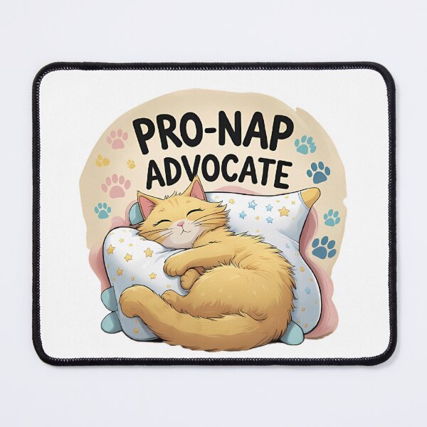 Item preview, Pro-Nap Advocate Cat Sleeping Cat Nap Lover Funny Cat Humor designed and sold by Furry Paw Prints.