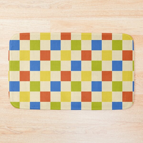Item preview, Clown Chic Checkered Pattern - Primary Color Inspired designed and sold by thefriedegg.