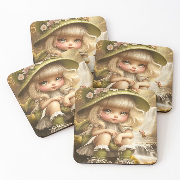 Item preview, Charming Fairy Tale Girl in Nature's Embrace designed and sold by Artessie.