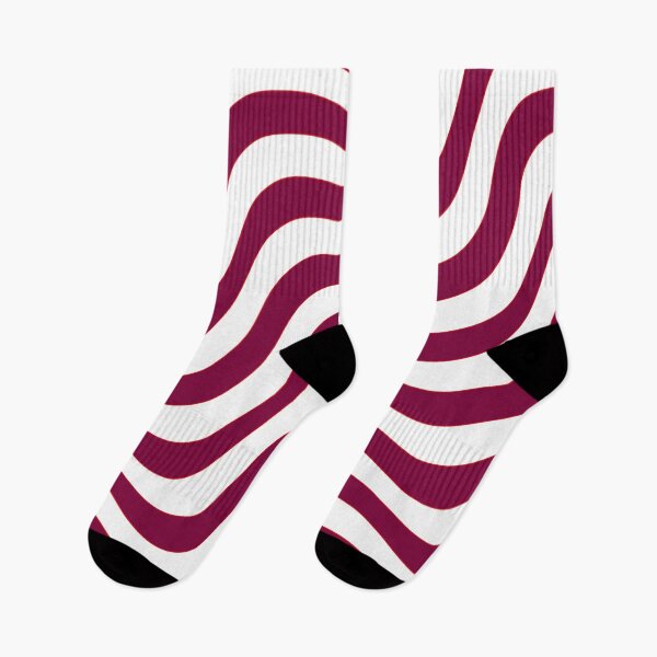 Item preview, Wavy Pattern Burgundy Color  designed and sold by Senthamizh.