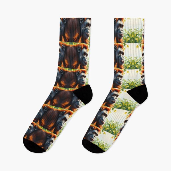 Item preview, Orangutan Great Ape Forest Portrait Wild Animals designed and sold by kakarikihill.