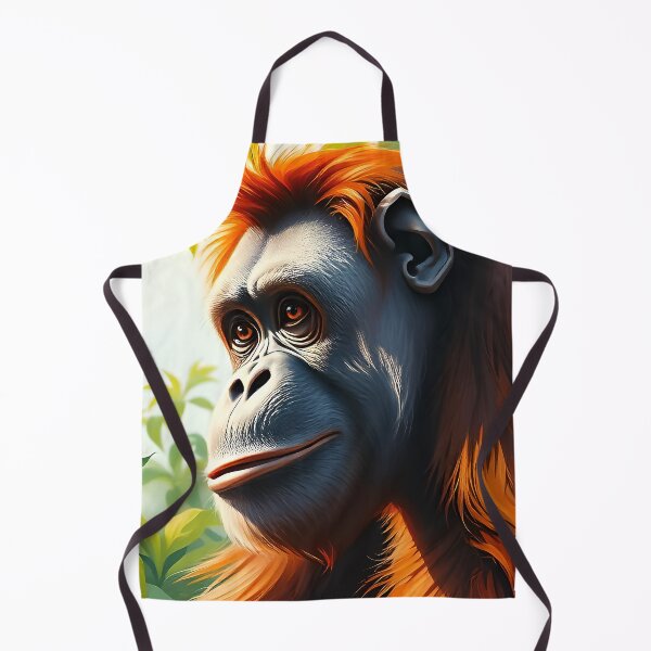 Item preview, Orangutan Great Ape Forest Portrait Wild Animals designed and sold by kakarikihill.