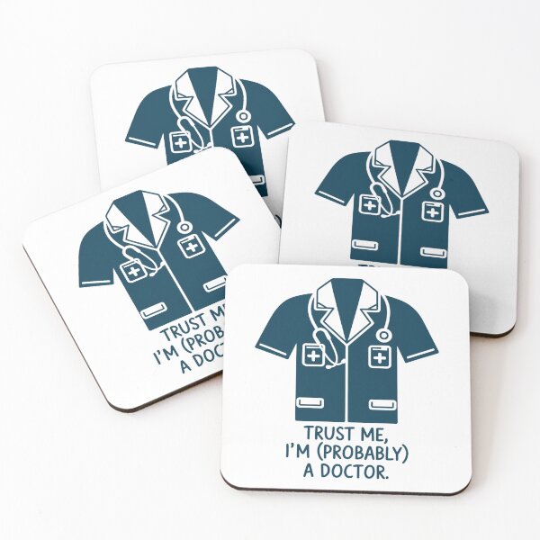 Item preview, Trust Me, I’m (Probably) a Doctor – Medical Scrubs Design designed and sold by theartfulaspie.