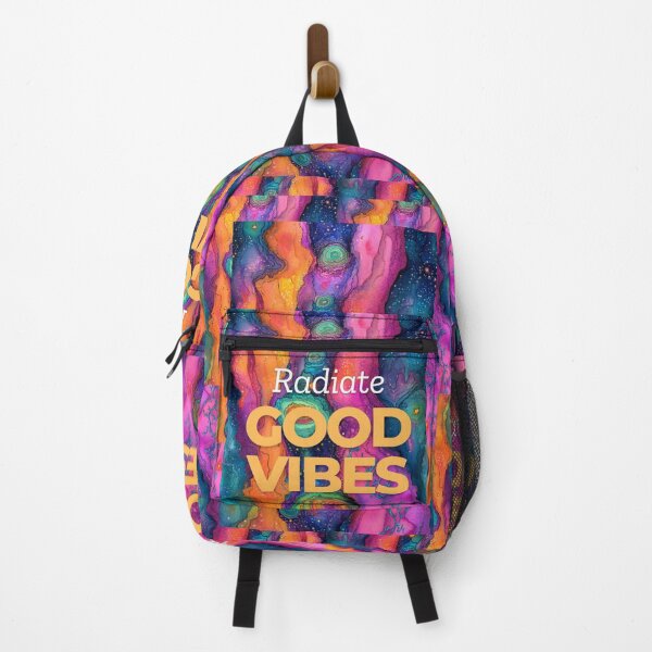 Item preview, Radiate Good Vibes - Cosmic Color Burst designed and sold by Molly's Gone Mad .