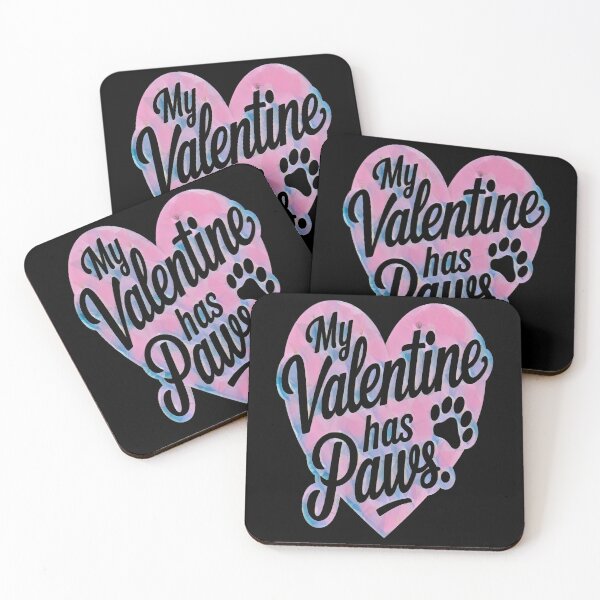 Item preview, my valentine has paws funny  designed and sold by creativerooney.