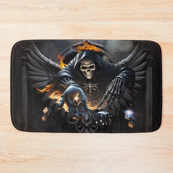 Item preview, Bones and magic, the skeleton with the mystical dice designed and sold by nicky2342.