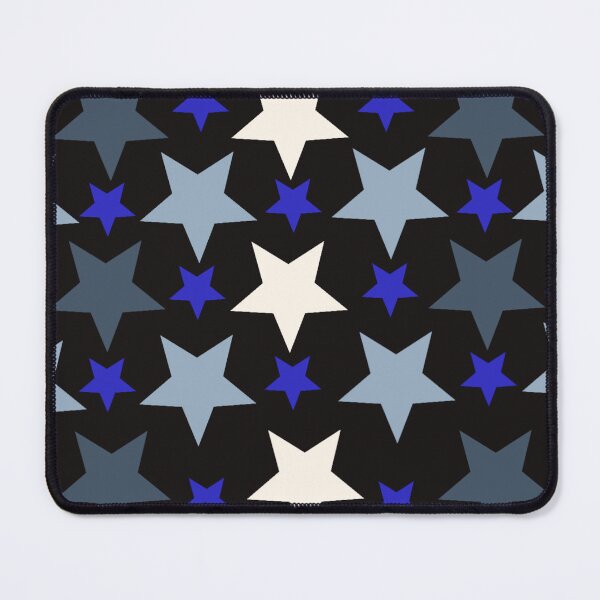 Item preview, 3 Shades of Blue Stars and White and Black designed and sold by KDStout.