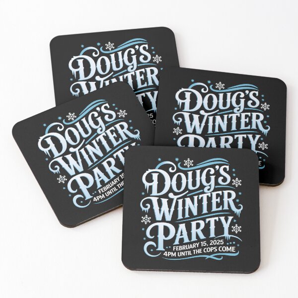 Item preview, Invite Dougs Winter Party designed and sold by GrulkeNedrow.