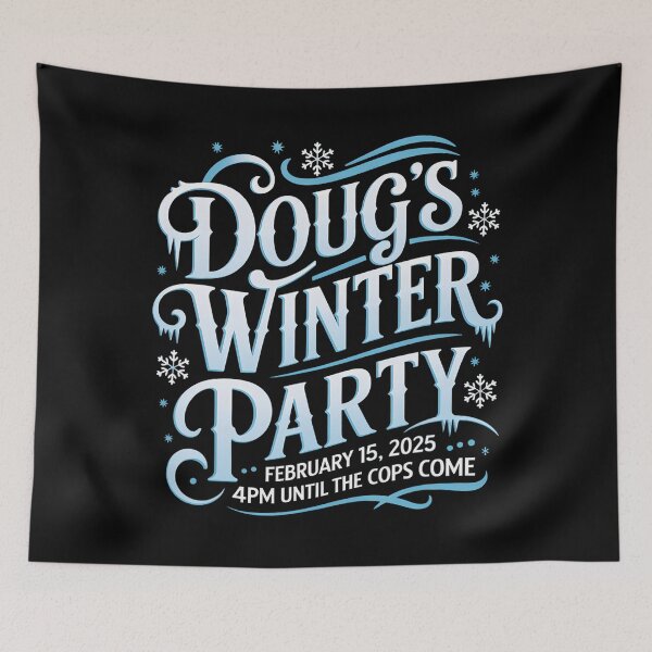 Item preview, Invite Dougs Winter Party designed and sold by GrulkeNedrow.