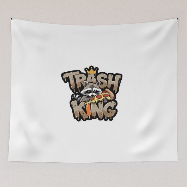 Item preview, Trash King – Raccoon Pizza Royalty designed and sold by LOLThreads.