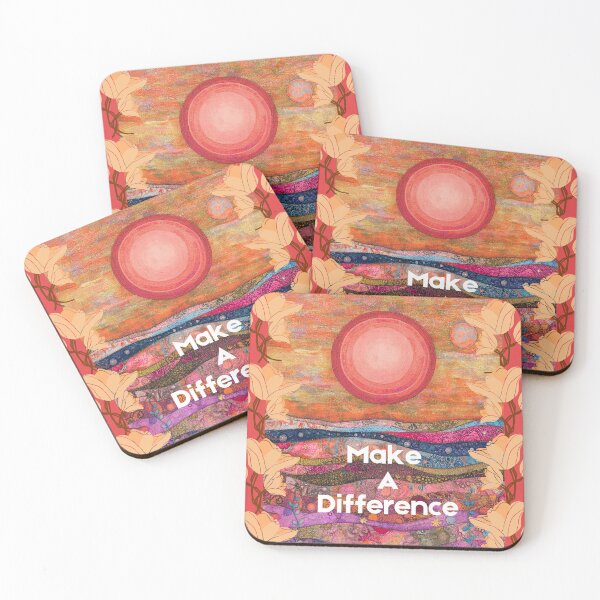 Item preview, Make A Difference - Warm Sunset Inspiration  designed and sold by Molly's Gone Mad .