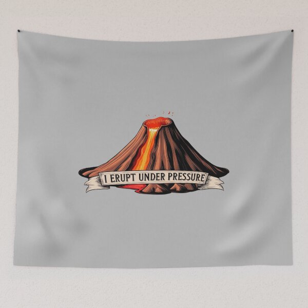 Item preview, Explosive Humor – I Erupt Under Pressure designed and sold by LOLThreads.