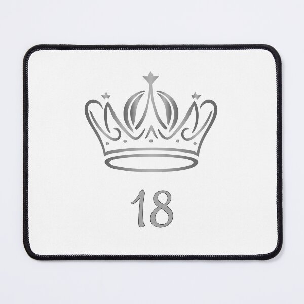 Item preview, 18 Years of Age, King or Queen with Silver Crown, Royalty designed and sold by AASparksDesigns.