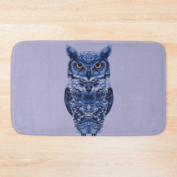 Item preview, Great Horned Owl Piercing Gaze of a Midnight Predator designed and sold by tayaan.