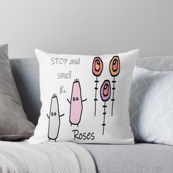 Item preview, abstract whimsical characters and inspirational quote designed and sold by ANNART.
