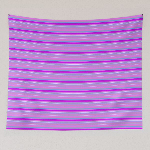 Item preview, Purple blue turquoise pink stripes | purple horizontal lines designed and sold by lausn.