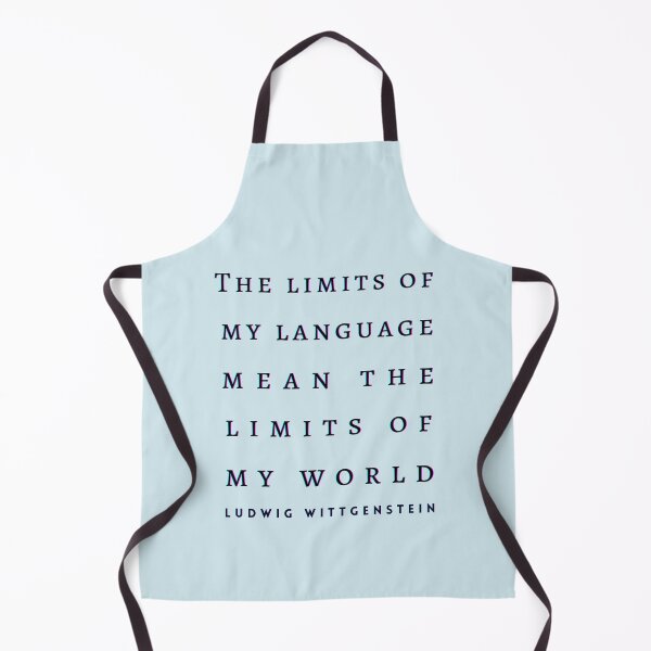 Item preview, Copy of Ludwig Wittgenstein quote: The limits of my language mean the limits of my world. designed and sold by artbleed.