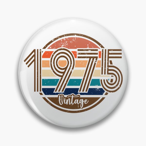 Item preview, Vintage 1975 Retro Style Text Design - Nostalgic Print for Tshirt, Sweatshirt & Hoodie - type13 designed and sold by SvgPngStoreUS.