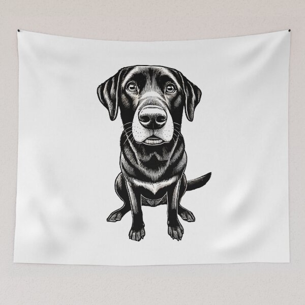 Item preview, Loyal Lab - Black Labrador designed and sold by TSQ.