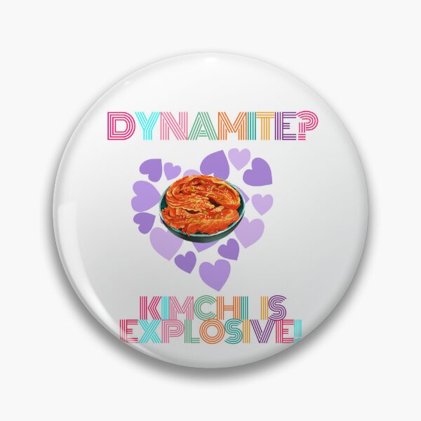 Item preview, Dynamite, Kimchi is explosive, BTS, K-POP, Korean lover, Korean food lover, Korean gift, Korean foodie designed and sold by SunAndJune.