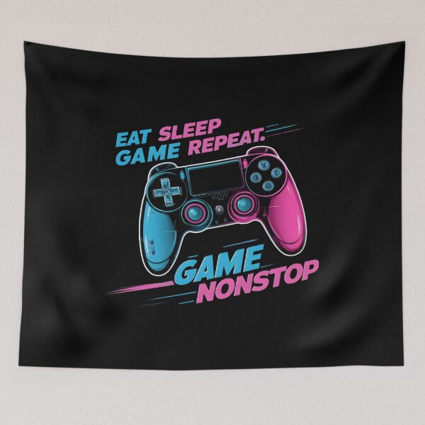 Item preview, Eat Sleep Game Repeat Game Nonstop designed and sold by PlanetMarker.