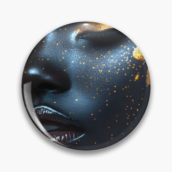 Item preview, Stunning Portrait with Gold Glitter Accents designed and sold by Artessie.