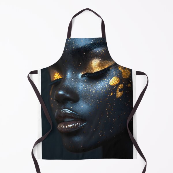 Item preview, Stunning Portrait with Gold Glitter Accents designed and sold by Artessie.