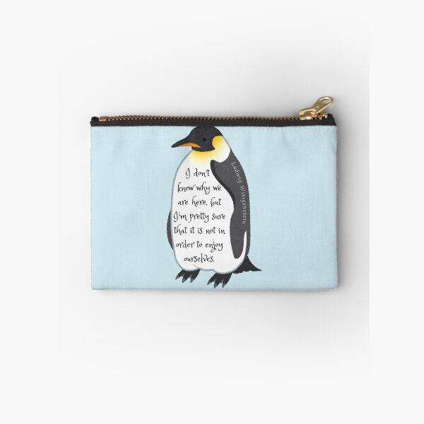 Item preview, Ludwig Wittgenstein quote: I don't know why we are here, but I'm pretty sure that it is not in order to enjoy ourselves. designed and sold by artbleed.
