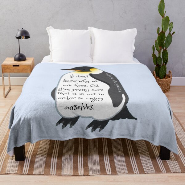 Item preview, Ludwig Wittgenstein quote: I don't know why we are here, but I'm pretty sure that it is not in order to enjoy ourselves. designed and sold by artbleed.