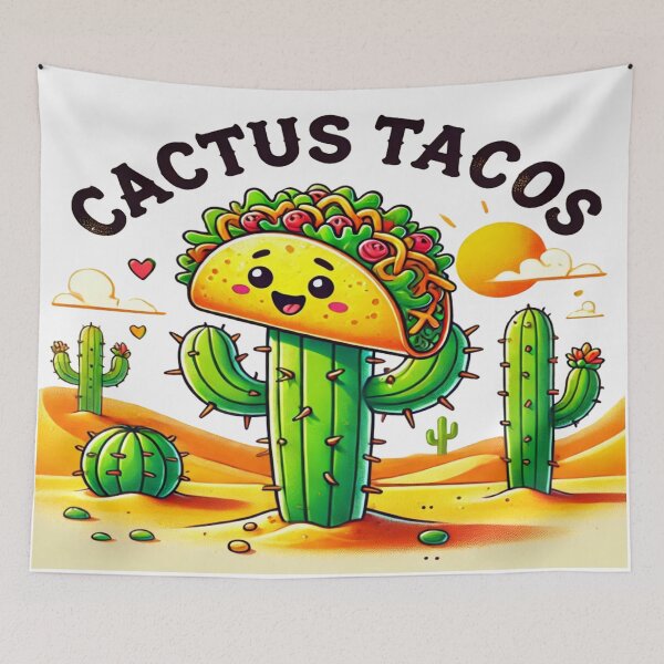 Item preview, Cactus Tacos: A Fun Twist on Mexican Food! designed and sold by Globalcitytees.