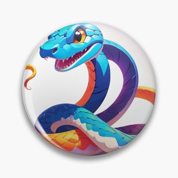 Item preview, Vibrant Serpent: The Colorful Guardian designed and sold by supakor.